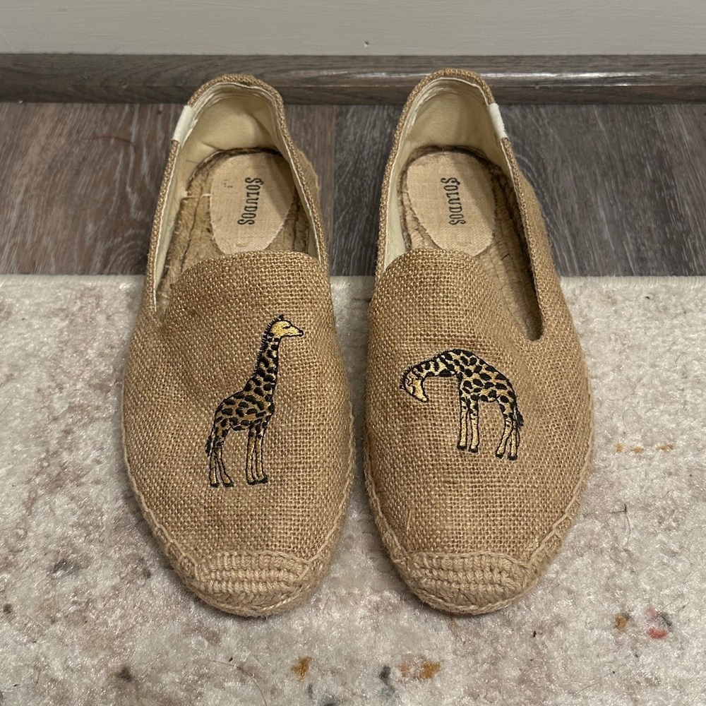 Soludos giraffe espadrilles